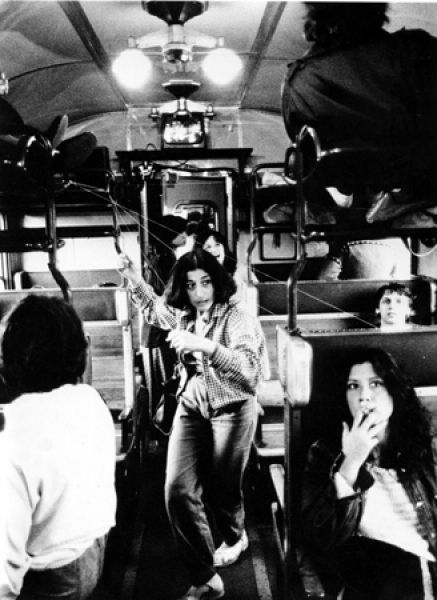 1978 Fil musical  Train de John Cage : A la ricerca del silenzio perduto  Bologne (Italie)Photos :Roberto Massoti